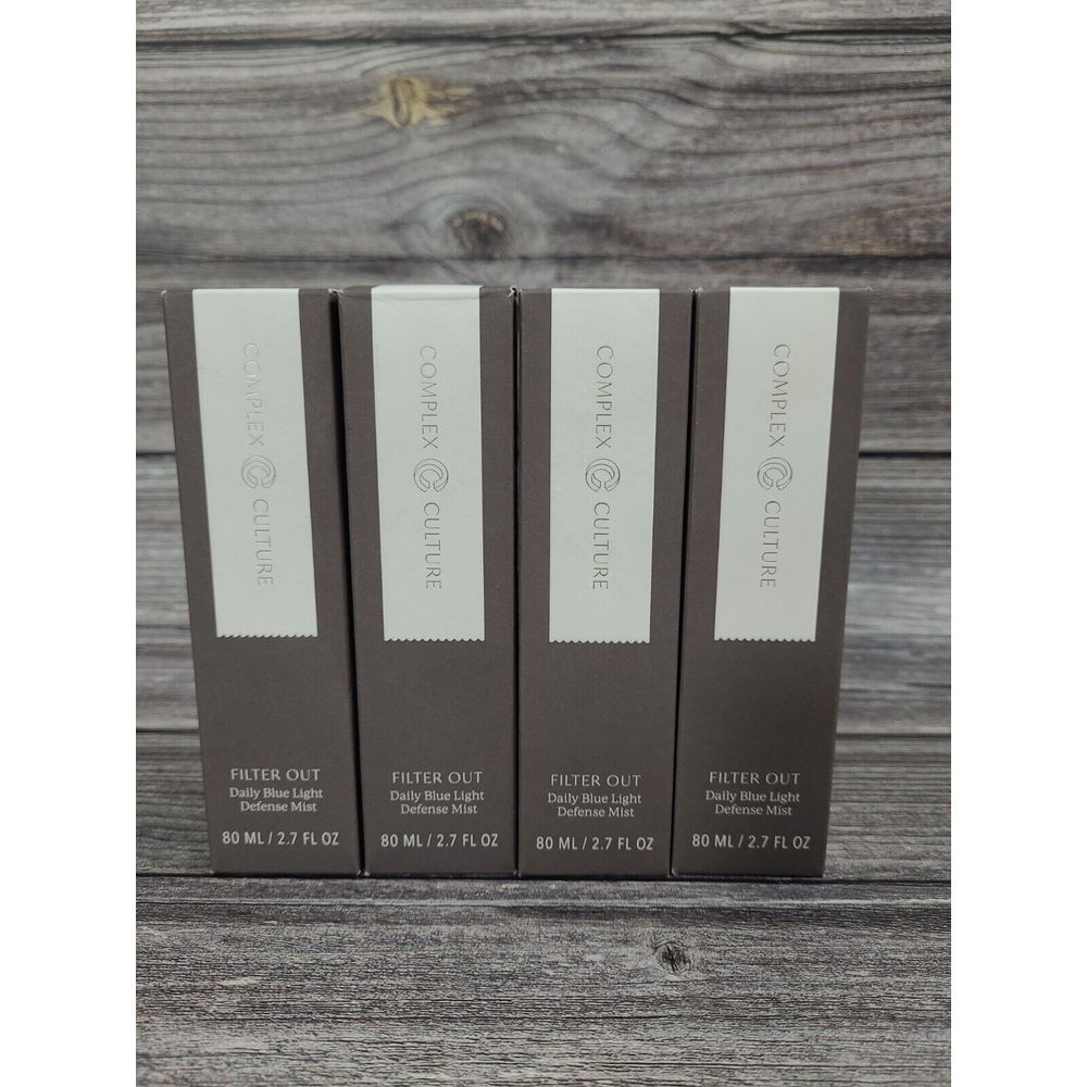 Complex Culture Filter Out Daily Blue Light Defense Mist‎ 80mL/2.7oz  Lot Of 4